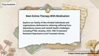 Achieve Mental Wellness : Best Online Therapy With Medication