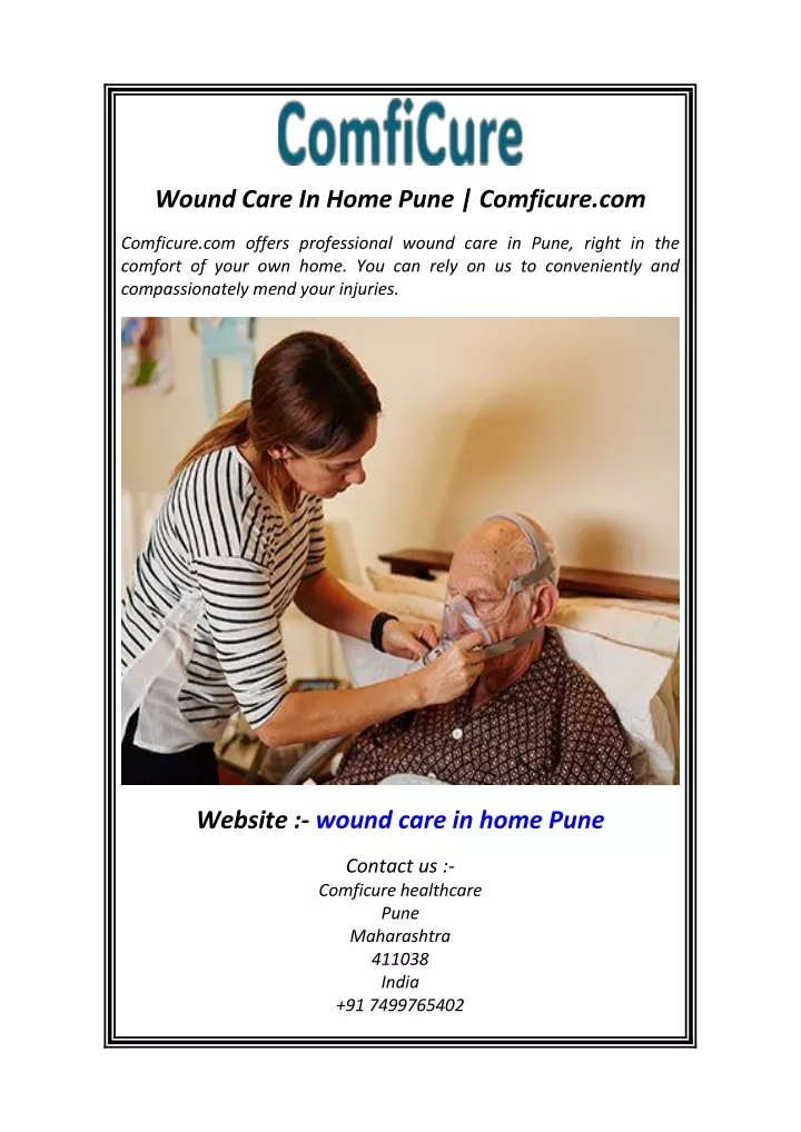 wound care in home pune comficure com