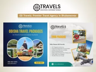 OD Travels Premier Travel Agency in Bhubaneswar