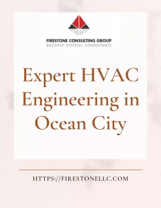 Expert HVAC Engineering Services in Ocean City by Firestone LLC