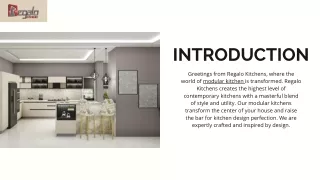 Modular Kitchen | Regalo Kitchen