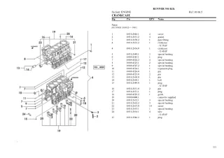 Lamborghini runner 350 h.d Tractor Parts Catalogue Manual Instant Download