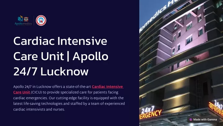 cardiac intensive care unit apollo 24 7 lucknow