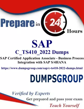 Curious About Exam Topics?Dive into C_TS410_2022 Exam Syllabus at DumpsGroup.com