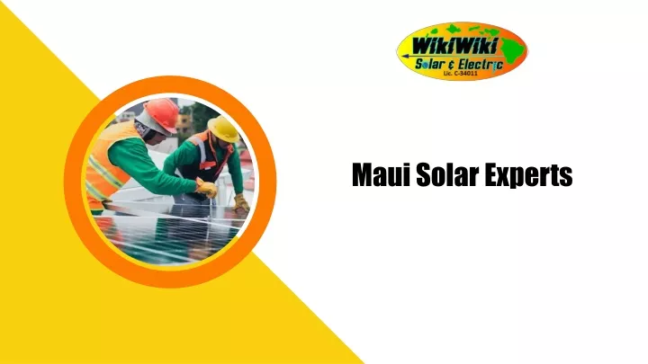 maui solar experts