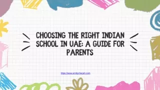 Best Indian Schools in UAE: Guide for Your Child's Education