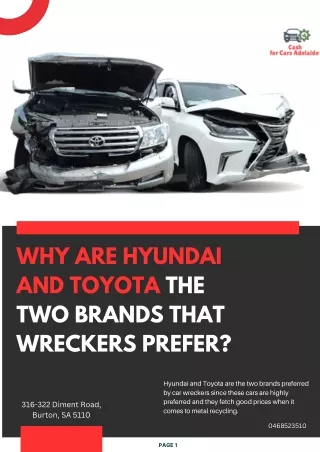 Why Are Hyundai and Toyota the Two Brands That Wreckers Prefer