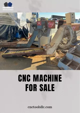 CNC Tools LLC - Your Destination for Quality CNC Machines for Sale