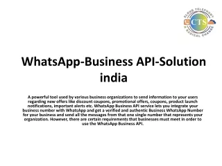 WhatsApp-Business API-Solution india