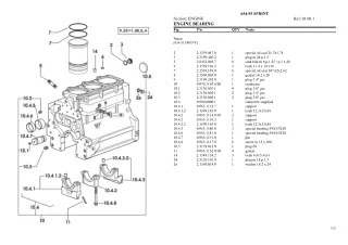 Lamborghini sprint 654-55 Tractor Parts Catalogue Manual Instant Download
