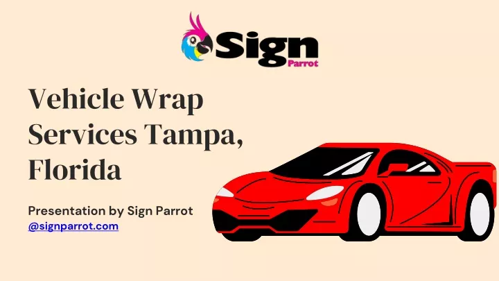 vehicle wrap services tampa florida