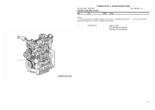 Lamborghini strike 90 t4i Tractor Parts Catalogue Manual Instant Download (SN zkdbg40200tl20001 and up)