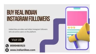 Buy Real Indian Instagram Followers - IndianLikes