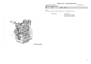 Lamborghini strike 90 t4i Tractor Parts Catalogue Manual Instant Download (SN zkdch60200tl10001 and up)