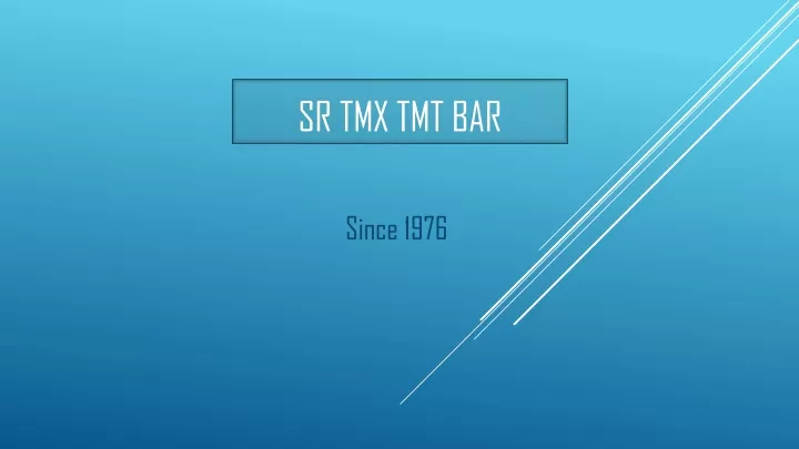 sr tmx tmt bar
