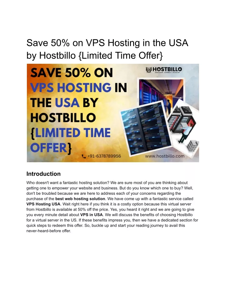 save 50 on vps hosting in the usa by hostbillo