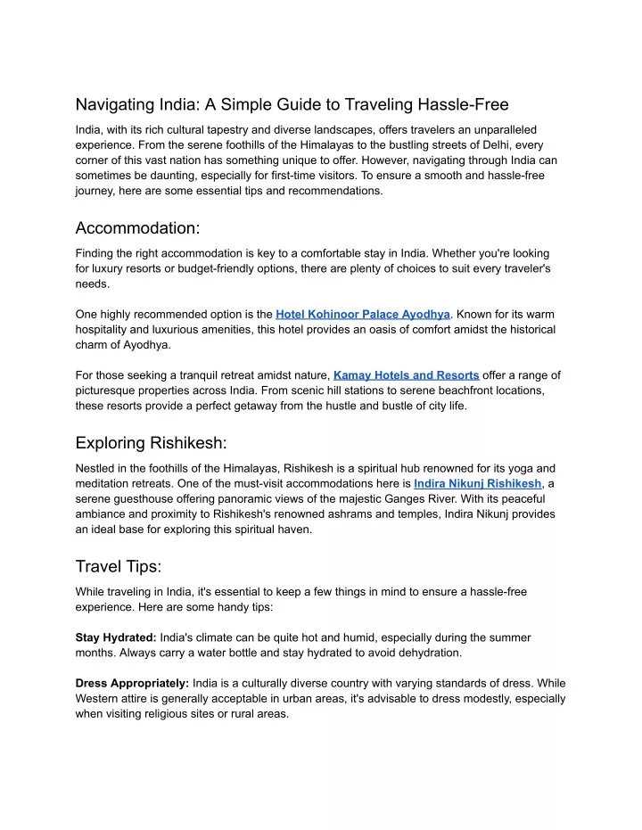 navigating india a simple guide to traveling