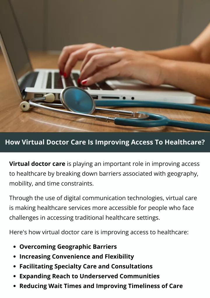 how virtual doctor care is improving access