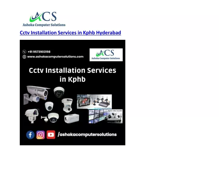 cctv installation services in kphb hyderabad