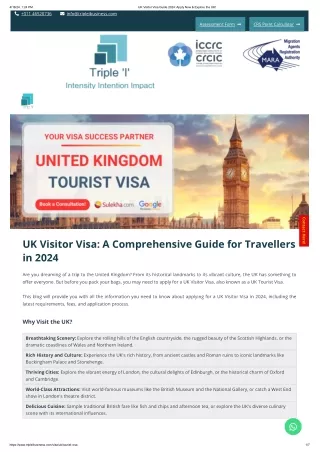 How to Apply for UK Visitor Visa