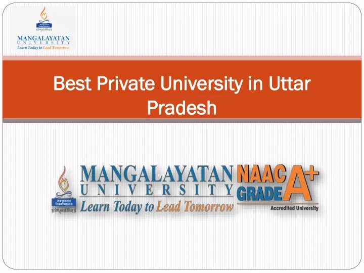 best private university in uttar pradesh