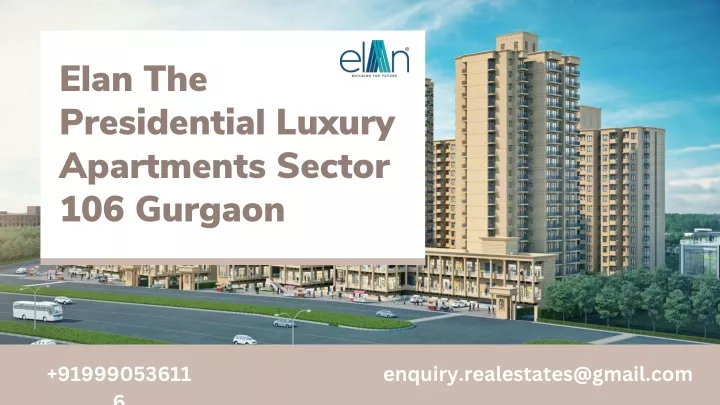 elan the presidential luxury apartments sector