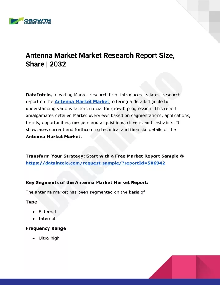 antenna market market research report size share