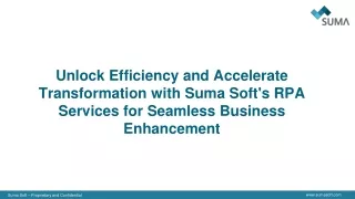 unlock efficiency and accelerate transformation