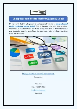 Cheapest Social Media Marketing Agency Dubai