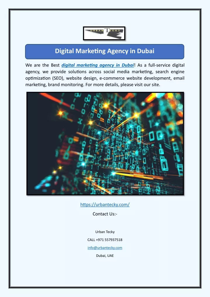 digital marketing agency in dubai