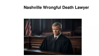 Nashville Wrongful Death Lawyer
