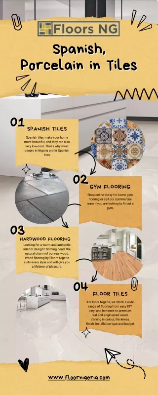 Best Spanish or Porcelain Tiles