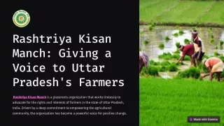 Voice of farmers in Uttar Pradesh | Rashtriya Kisan Manch