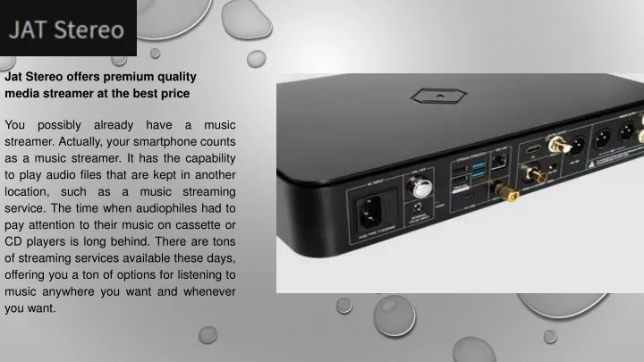 jat stereo offers premium quality media streamer