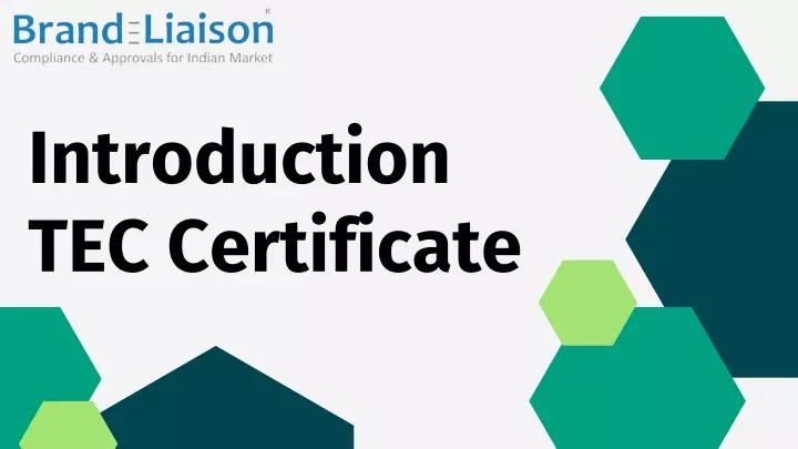 introduction tec certificate