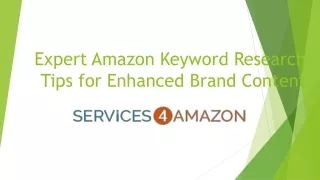 Expert Amazon Keyword Research Tips for Enhanced Brand