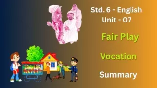NCERT Solutions for Class 6th English Chapter 7 Fair Play & Vocation - Education