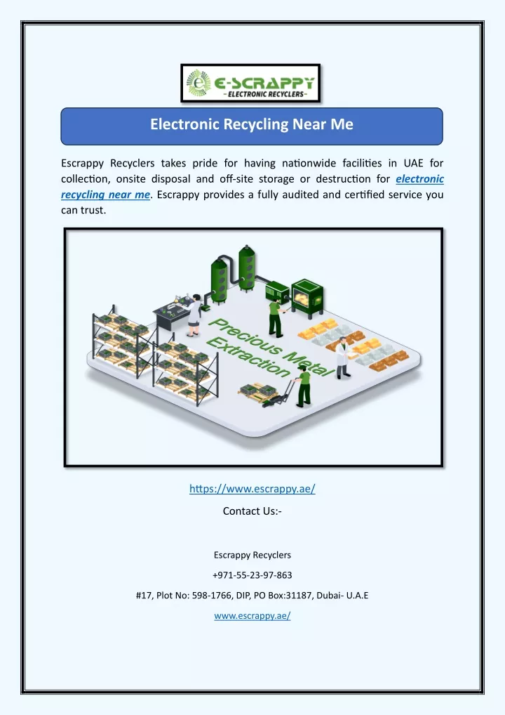 electronic recycling near me
