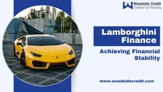 Lamborghini Finance Achieving Financial Stability