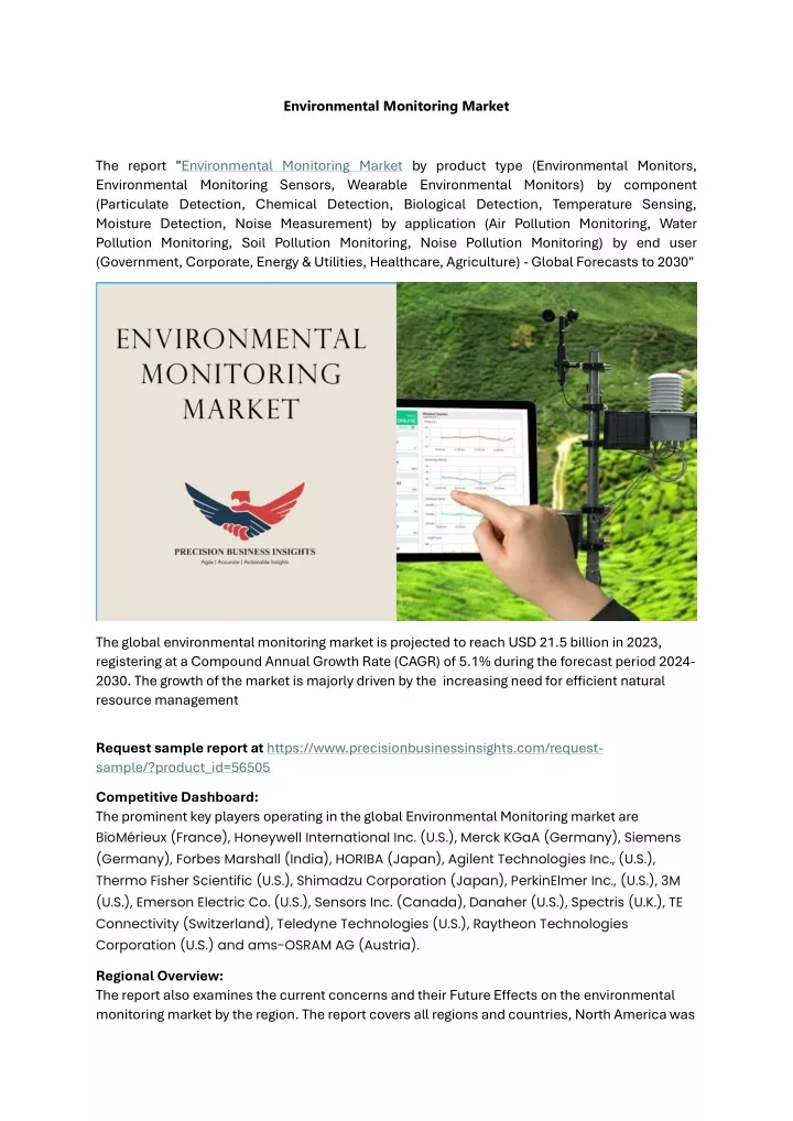environmental monitoring market