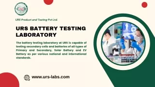 URS Battery Testing Laboratory Services