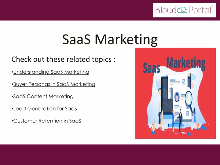 saas marketing