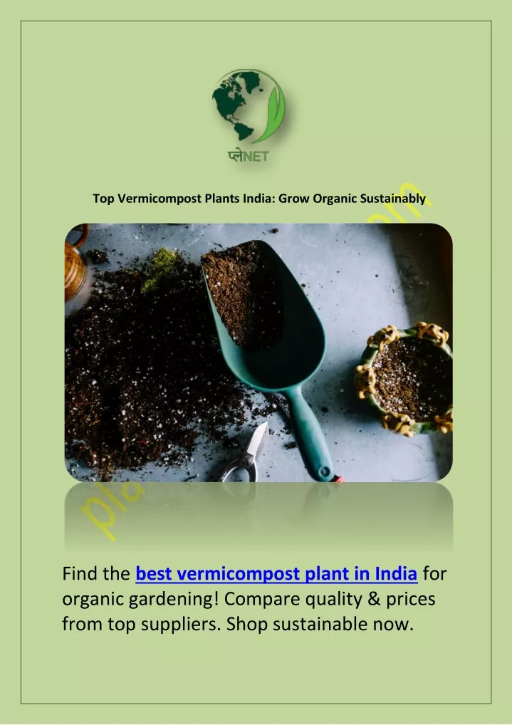 top vermicompost plants india grow organic