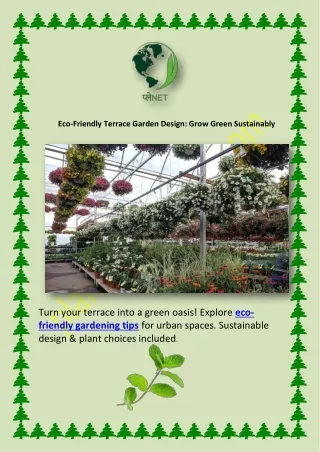 Eco-Friendly Terrace Garden Design: Grow Green Sustainably