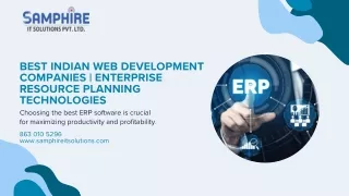 Best Indian Web Development Companies  Enterprise Resource Planning Technologies