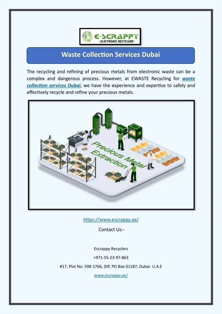 waste collection services dubai