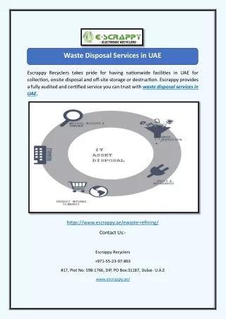 Waste Disposal Services in UAE