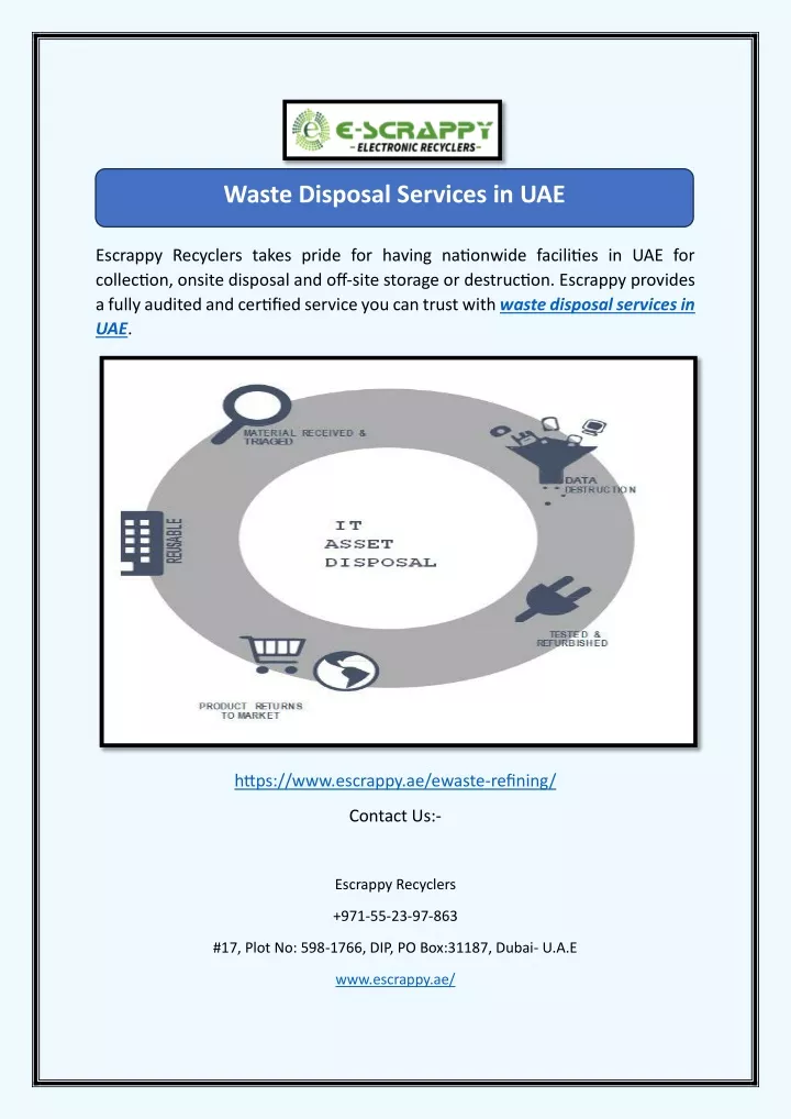 waste disposal services in uae