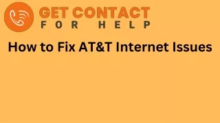 how to fix at t internet issues