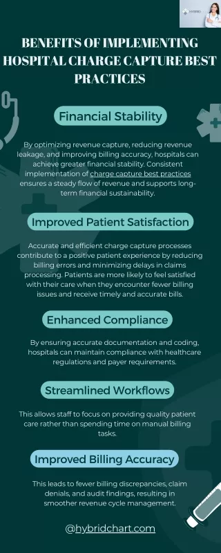 Benefits of Implementing Hospital Charge Capture Best Practices